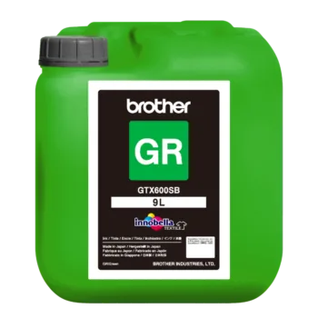 Atrament DTG i DTF Brother do drukarek GTX600 Extra Colors – kanister GREEN 9 L GC-600GR09L-1