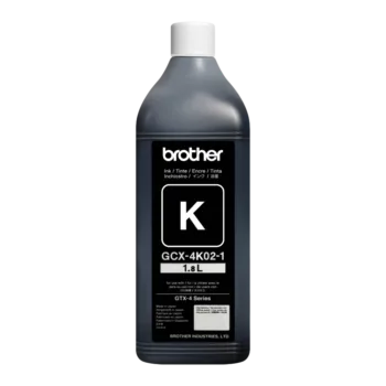 Atrament DTG i DTF Brother do drukarek GTXpro BULK - kanister BLACK 1.8 L GCX-4K02-1