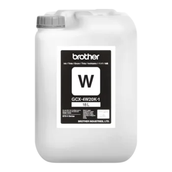Atrament DTG i DTF Brother do drukarek GTXpro BULK - kanister WHITE 18 L GCX-4W20K