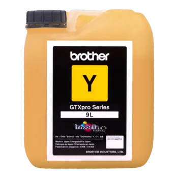Atrament DTG i DTF Brother do drukarek GTXpro BULK - kanister YELLOW 9 L GCX-4Y09-1