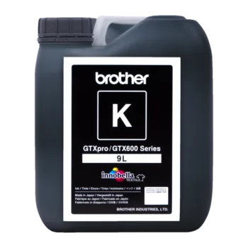 Atrament DTG i DTF Brother do drukarek GTX600 – kanister BLACK 9 L GCX-6K09L-1