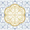 Program do haftu Brother PE-DESIGN 11 – przykład haftowanego ornamentu o roślinnym wzorze.