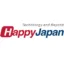 Logo Happy Japan na białym tle.