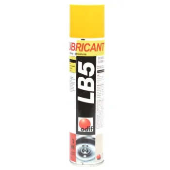 Olej do hafciarki Odif LB5, 300 ml – puszka oleju z etykietą LB5.