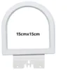 Zestaw tamborków magnetycznych Sewtech Magnaframe 8in1 do hafciarki – zaokrąglona ramka z oznaczeniami 15 × 15 cm.